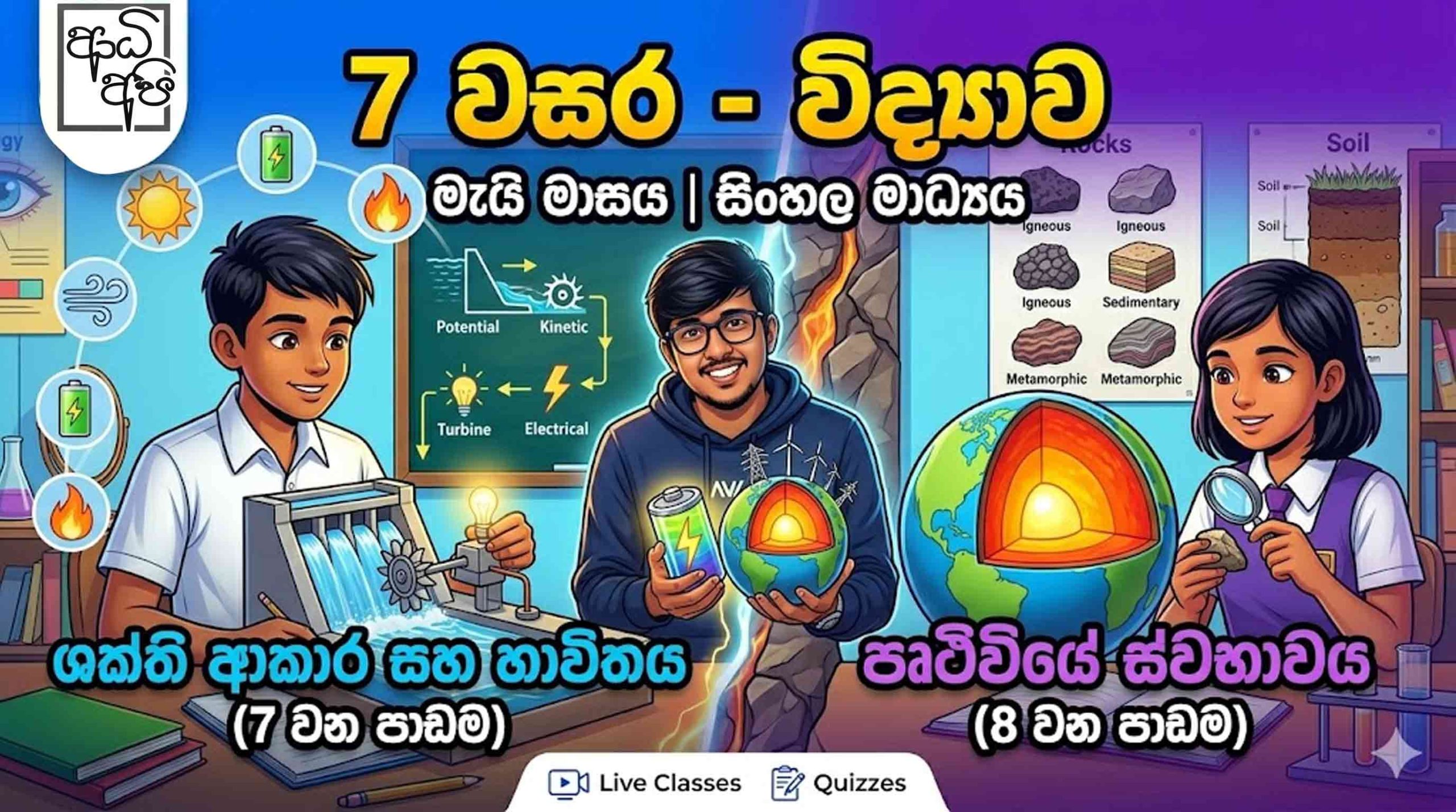 7 වසර විද්‍යාව – මැයි මාසය (සිංහල මාධ්‍ය)