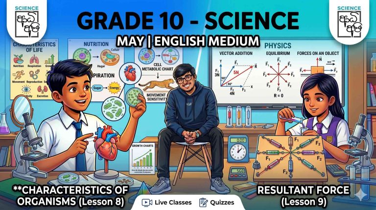 Grade 10 Science – May (English Medium)